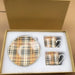 Luxurious Bone China Mark Cup Gift Set - Enhance Your Coffee Time