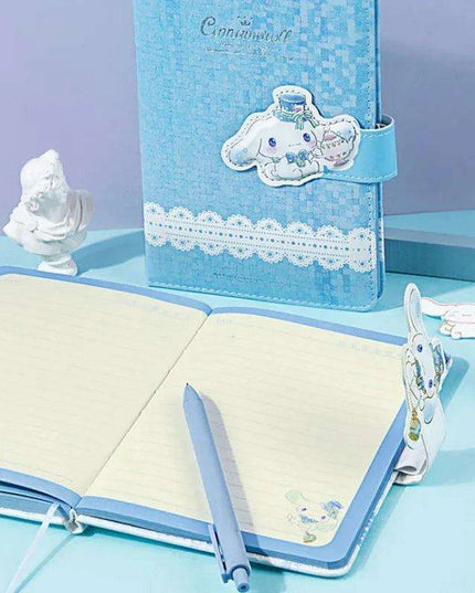 Charming Cinnamoroll Anime Journal with Secure Magnetic Snap Closure