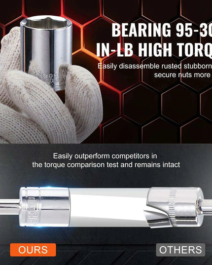 450-Piece Professional Grade CR-V Mechanics Tool Set with Enhanced Torque Capability and Premium Polishing Technology