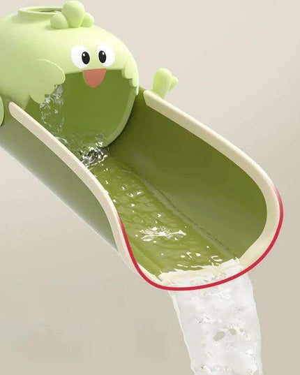 Whimsical Kids' Faucet Extender with Temperature Safety Alert for Joyful Handwashing