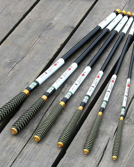 Premium Carbon Fiber Telescopic Fishing Rod for Freshwater Adventures - Adjustable Lengths from 2.7 to 7.2 Meters