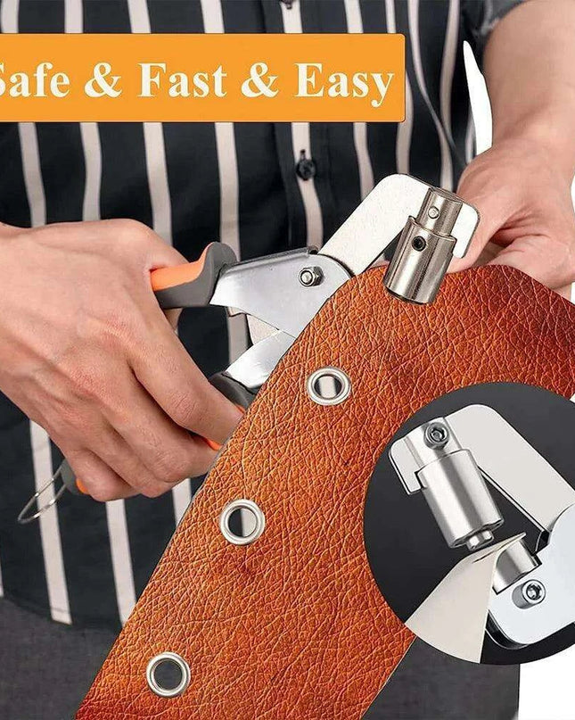 Versatile Eyelet Fastening Kit - Ergonomically Designed for Multiple Uses