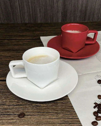 Italian Elegance Espresso Cup and Saucer Set for a Luxurious Coffee Experience