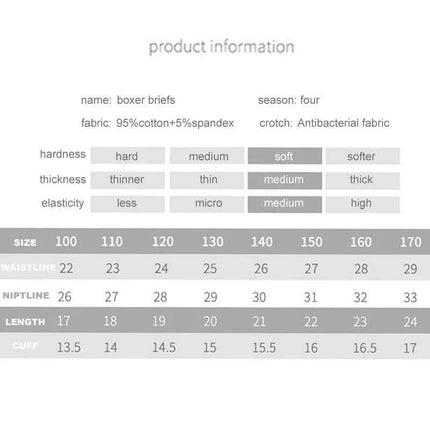 Kids' Summer Antibacterial Cotton Briefs 4-Pack - Fun Cartoon Underwear for Girls Ages 3-8, Soft and Breathable