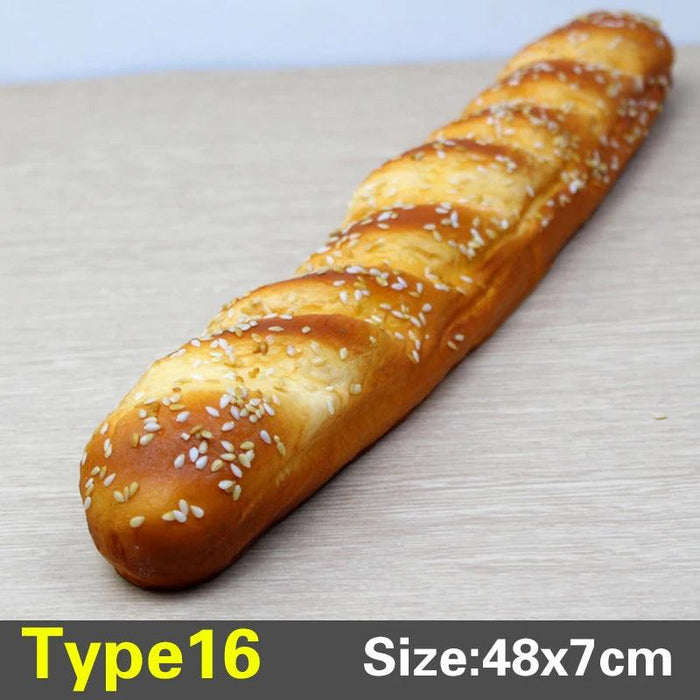 Elegant Artificial French Baguette Home Decor for Kitchen and Display