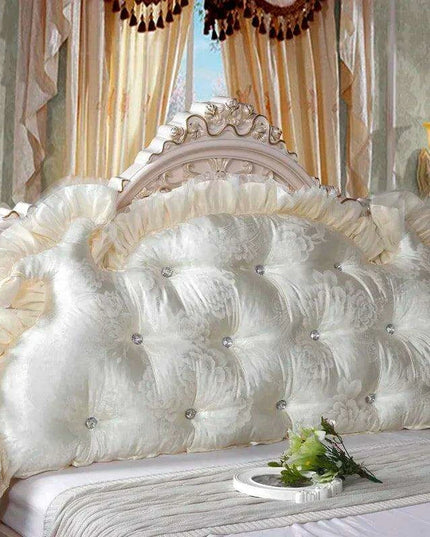 Royal Elegance Luxe Bedside Backrest Cushion with Washable Cover – Ultimate Comfort for a Dreamy Bedroom Escape