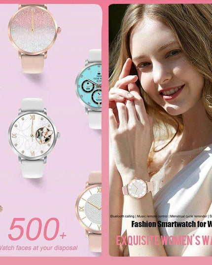 Chic Smart NFC Watch for Women with Bluetooth Calling, GPS, and Health Monitoring