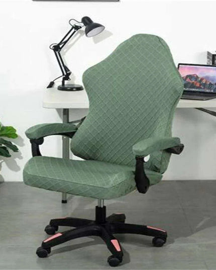 High Back Elastic Chair Cover for Office and Living Room