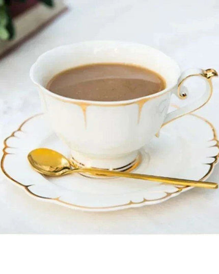 Nordic Phnom Penh Fine Bone China Coffee Tea Set - Elegant Nordic Drinkware for Home Hosting