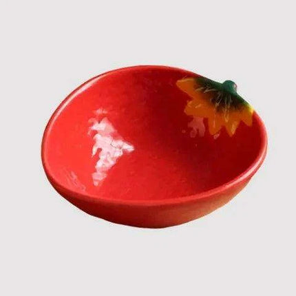 Charming Strawberry-Inspired Kids' Ceramic Dining Collection for Fun Mealtimes