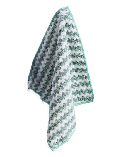 Coral Fleece Kitchen Cleaning Cloths - Super Absorbent Dishwashing Rags for Effortless Cleaning