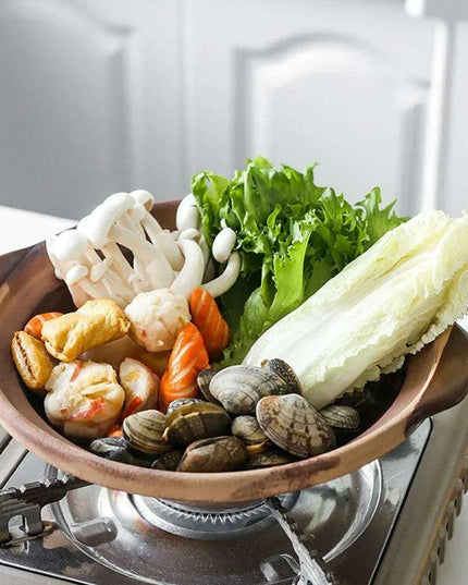 Charming Dual-Sized Ceramic Casserole Set for Savory Soups and Hearty Meals