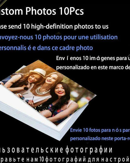 Timeless Family Memories Wooden Photo Frame Collection - 10 Piece Set