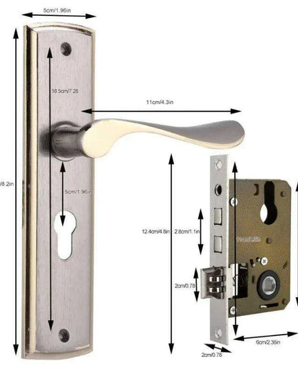 Silent Aluminum Smart Lock - Elegant Home Security Solution