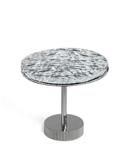 Elegant Round Marble Corner Coffee Table - Chic Nesting Design for Any Space