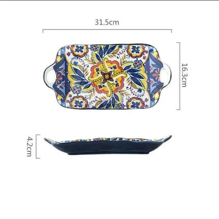 Nordic Vintage Elegance Ceramic Dining Set - Enrich Your Table with Timeless Beauty