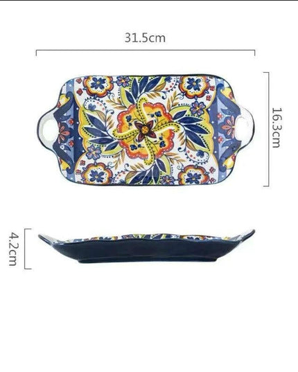 Nordic Vintage Elegance Ceramic Dining Set - Enrich Your Table with Timeless Beauty