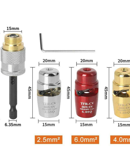 Lightweight Aluminum Wire Stripping Toolkit for Electricians: Efficient and Portable Solution