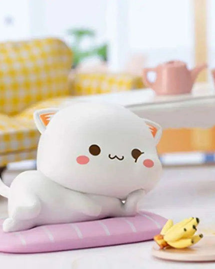 Kawaii Mitao Cat Series 2 Surprise Blind Box Figures - Adorable Lucky Cat Collectibles for Home Decor and Gifting