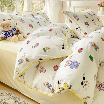 Floral Serenity Cotton Bedding Collection for Girls