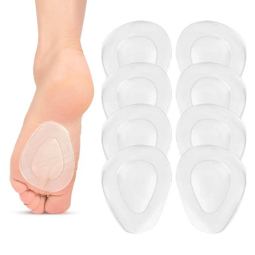 Premium Silicone Gel Forefoot Cushions - High Heel Pain Relief & Anti-Slip Inserts for Plantar Fasciitis Support