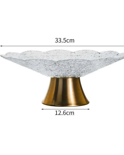 Exquisite Elevated Glass Serving Platters: Enhance Your Dining Experience