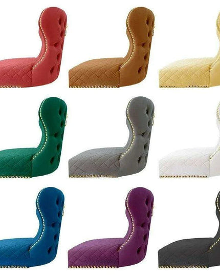 Set of 4 - Contemporary Elegance Dining Chairs with Stylish Stainless Steel Base