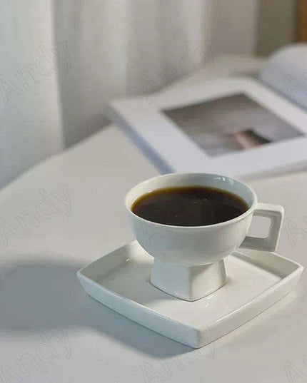 Chic European Ceramic Mug Set for Contemporary Home and Office Elegance