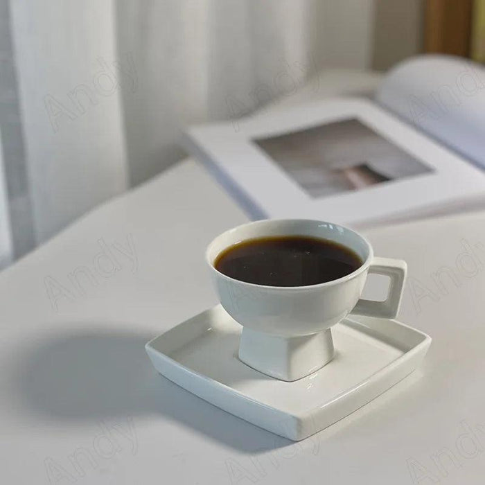 Chic European Ceramic Mug Set for Contemporary Home and Office Elegance