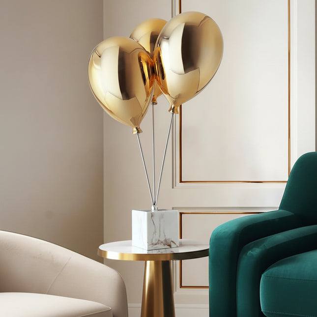 Luxury Balloon Floor Sculpture – Light Luxury Decorative Ornament for Living Room & Entrance