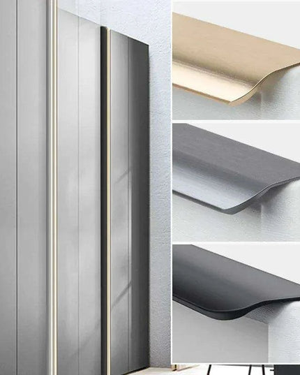 Modern Aluminum Alloy Cabinet Pull Handles - Set of 3