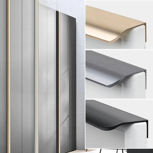 Modern Aluminum Alloy Cabinet Pull Handles - Set of 3