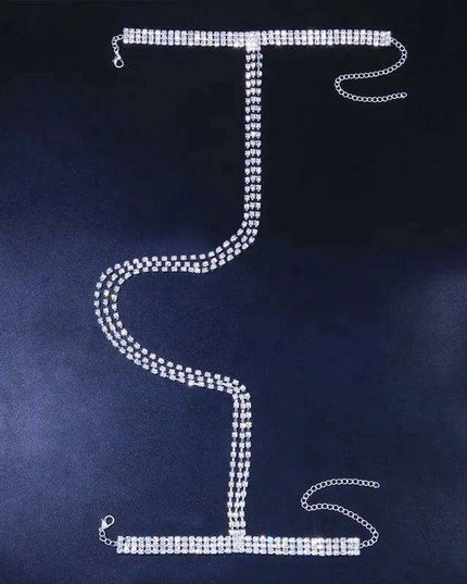 Sparkling Crystal Tassel Arm Chain Bracelet - A Chic Essential for Any Event