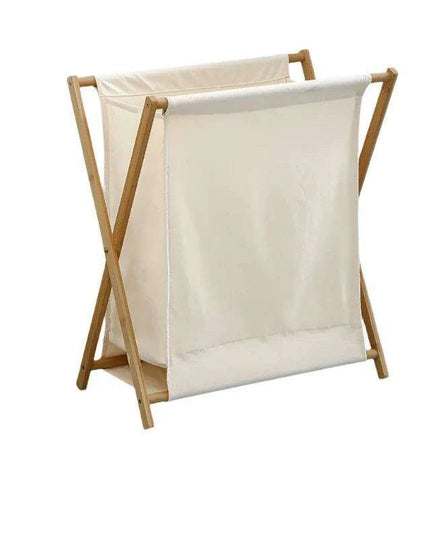 Eco-Friendly Bamboo Foldable Laundry Hamper - Stylish and Space-Saving Storage Solution