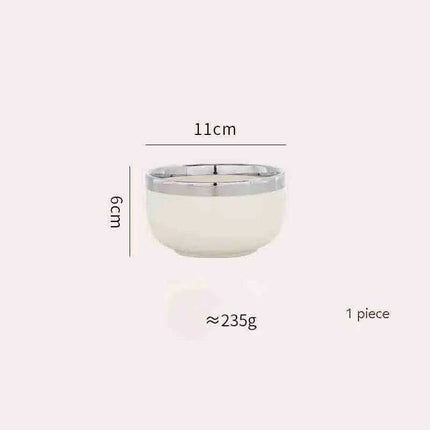 Sophisticated Ceramic Dining Set: Versatile Tableware for Memorable Meals