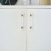 Luxurious Gold Acrylic Drawer Handles with Crystal Detailing - Chic Cabinet Pulls