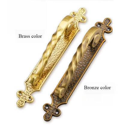 Luxury Solid Brass Cabinet Door Pull Exquisite Floral Door Handles Elegance and Durability for For Grand Entrances and Furniture luxury-solid-brass-cabinet-door-pull-exquisite-floral-door-handles-elegance-and-durability-for-for-grand-entrances-and-furniture