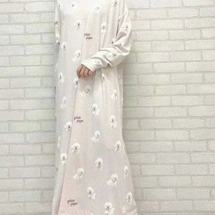 Pomeranian Dreamland Sleepwear Set with Matching Plush Companion