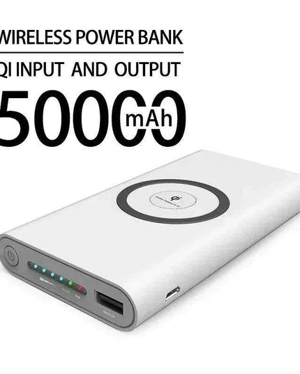 Ultra-High Capacity 200000mAh Wireless Charging Power Bank with Type-C Port