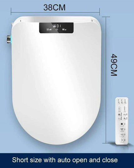 Smart EcoComfort Automatic Bidet Toilet Seat with Remote Control and Night Light
