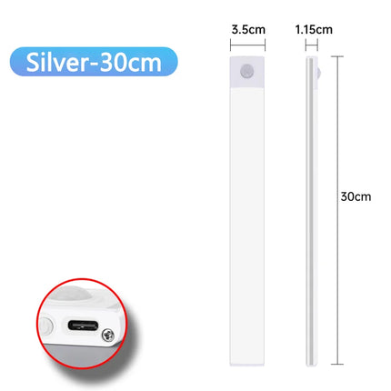 Motion Sensor USB Rechargeable LED Night Light | Under Cabinet & Closet Lamp