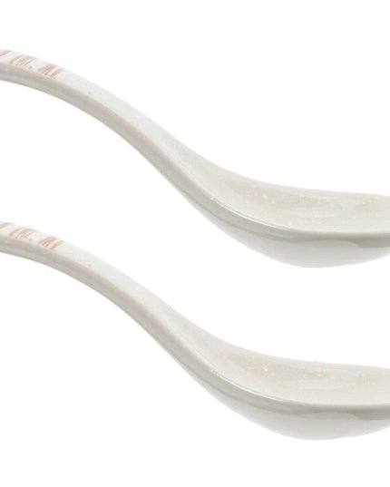 Elegant Japanese Ceramic Spoon for Ramen and Dumplings - A Touch of Sophistication for Every Meal