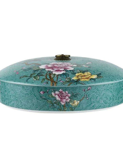 Elegant Five-Section Ceramic Serving Bowl for Gourmet Dining