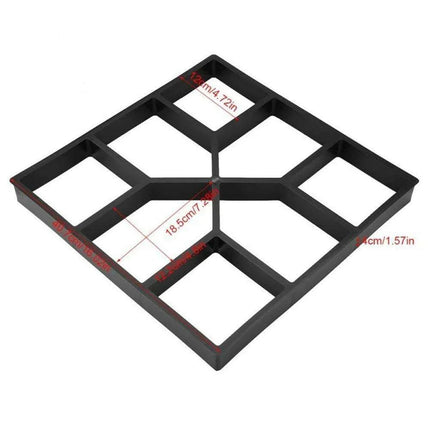 Versatile DIY Concrete Walkway Mold for Personalized Garden Paths and Driveways