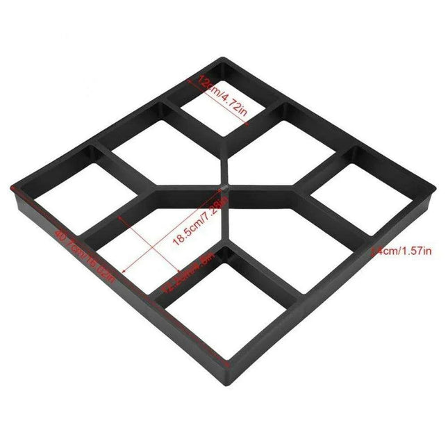 Versatile DIY Concrete Walkway Mold for Personalized Garden Paths and Driveways