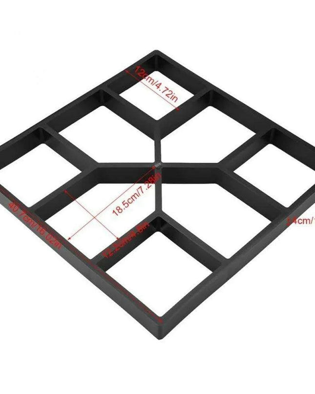 Versatile DIY Concrete Walkway Mold for Personalized Garden Paths and Driveways