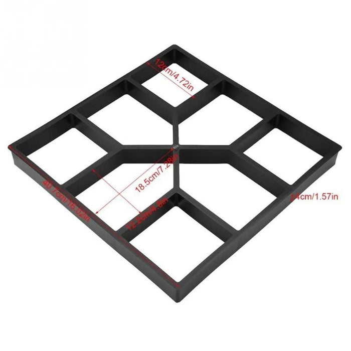 Versatile DIY Concrete Walkway Mold for Personalized Garden Paths and Driveways