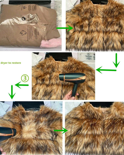 Luxe Faux Fur Winter Coat | Chic Women's Outerwear