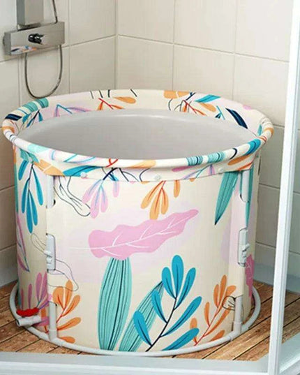 Experience Ultimate Relaxation with Our Space-Saving Japanese-Inspired Portable Bathtub for Adults