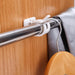 Heavy-Duty Waterproof Curtain Rod Brackets with Easy Peel-and-Stick Installation